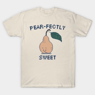 Pear-fectly Sweet" 8-Bit Pixel Art Pear T-Shirt